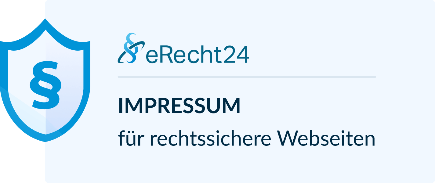 eRecht24 Impressum Siegel